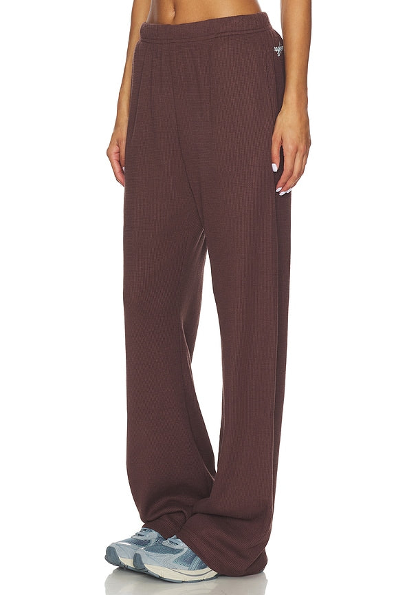Empathy Always Waffle Wide Leg Sweatpants