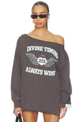 Orebella by Bella Hadid x Mayfair Hadid Divine Timing 222 Off-shoulder Longsleeve Top