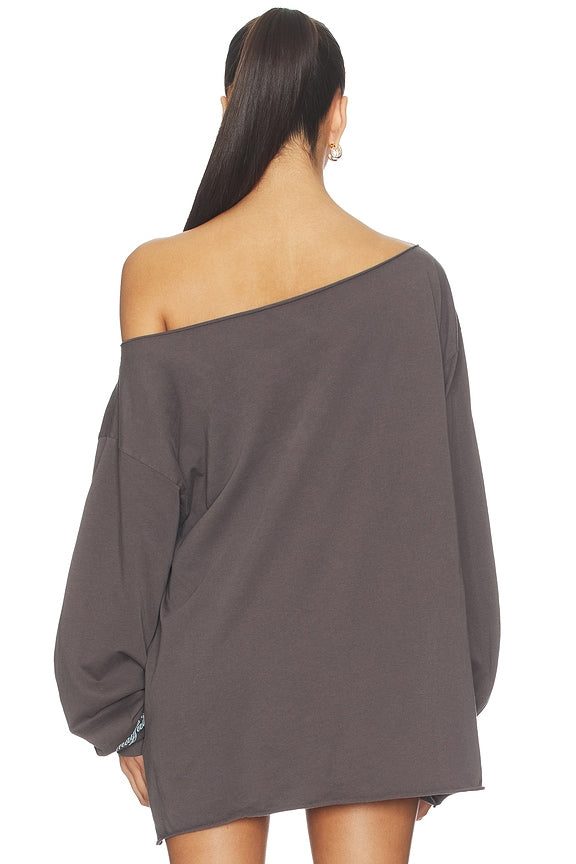 Orebella by Bella Hadid x Mayfair Hadid Divine Timing 222 Off-shoulder Longsleeve Top
