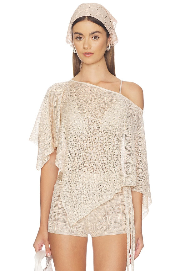 Fern Crochet Poncho