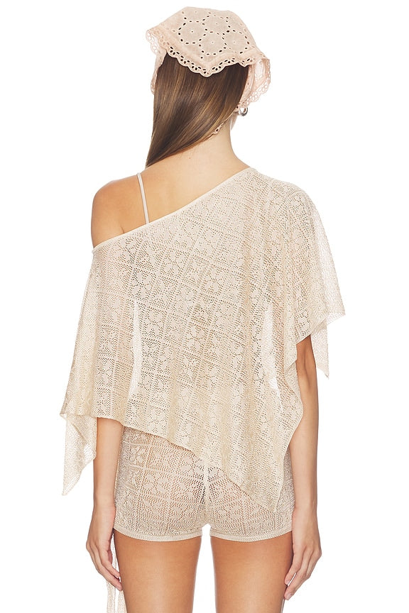 Fern Crochet Poncho