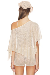 Fern Crochet Poncho