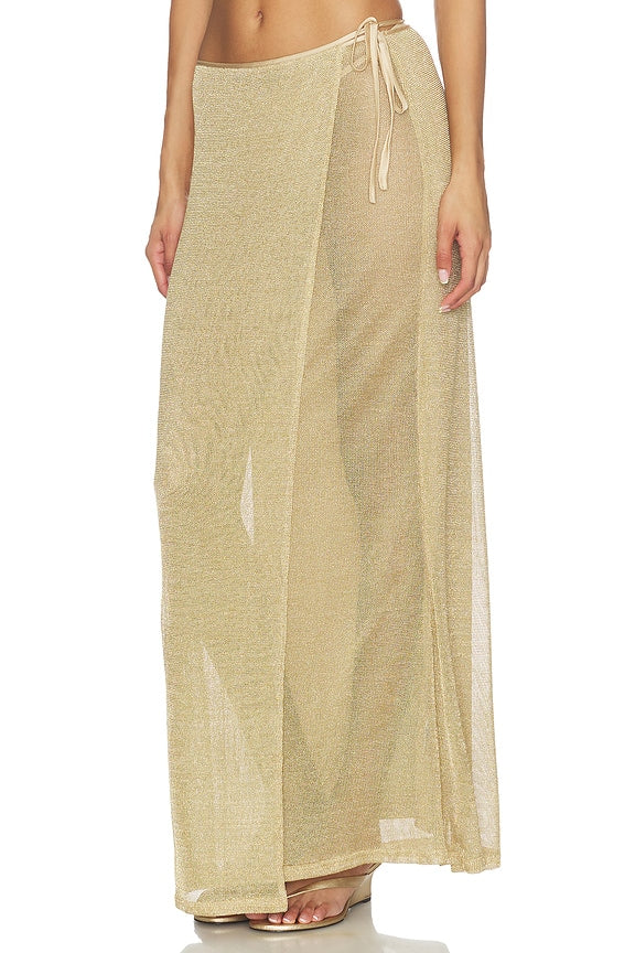Cyrene Tie Maxi Skirt