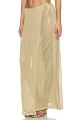 Cyrene Tie Maxi Skirt