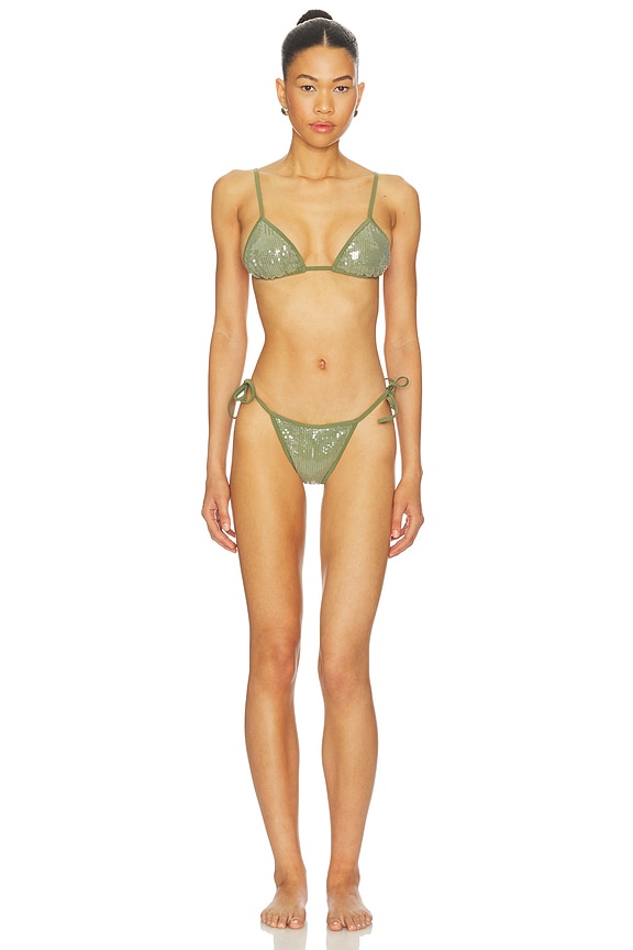 Sequin Praia Bikini Bottom