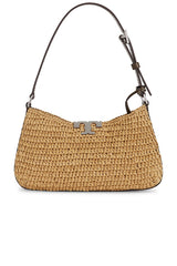 Eleanor Straw Slim Shoulder Bag