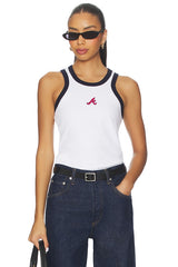 x REVOLVE Braves Scoop Armhole Rib Tank Top
