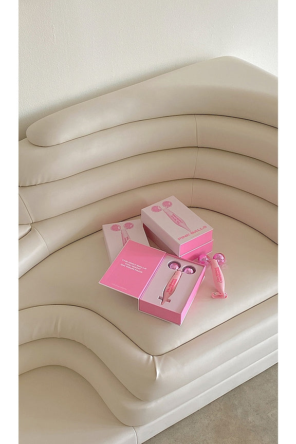 Pink Balls Facial Massager