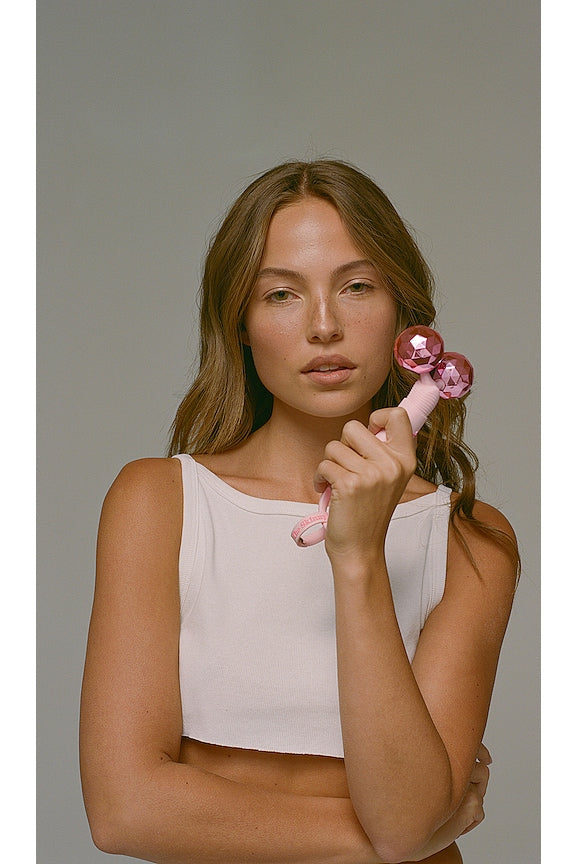 Pink Balls Facial Massager