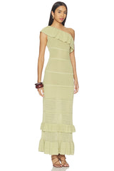 Kenzee Ruffle Midi Dress