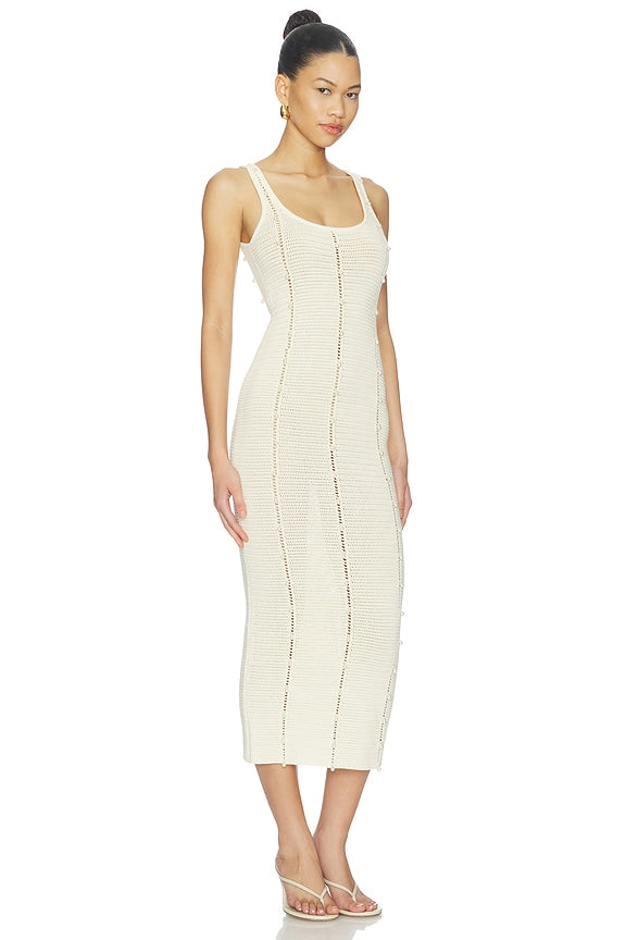 Caleyna Faux Pearl Dress