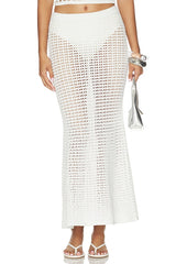 Sellia Pointelle Maxi Skirt