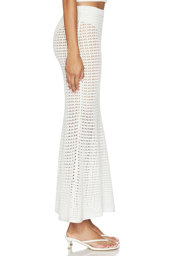 Sellia Pointelle Maxi Skirt