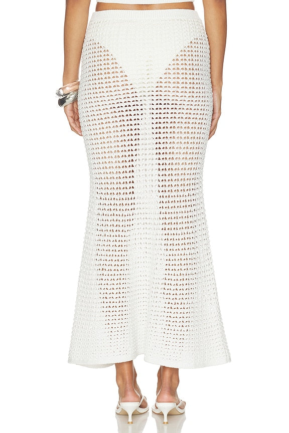 Sellia Pointelle Maxi Skirt