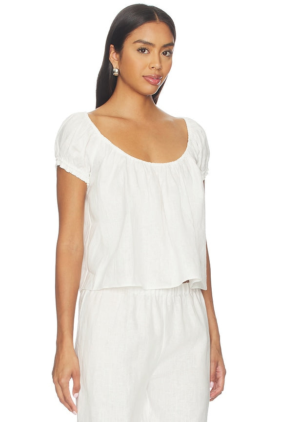 Wilma Linen Top