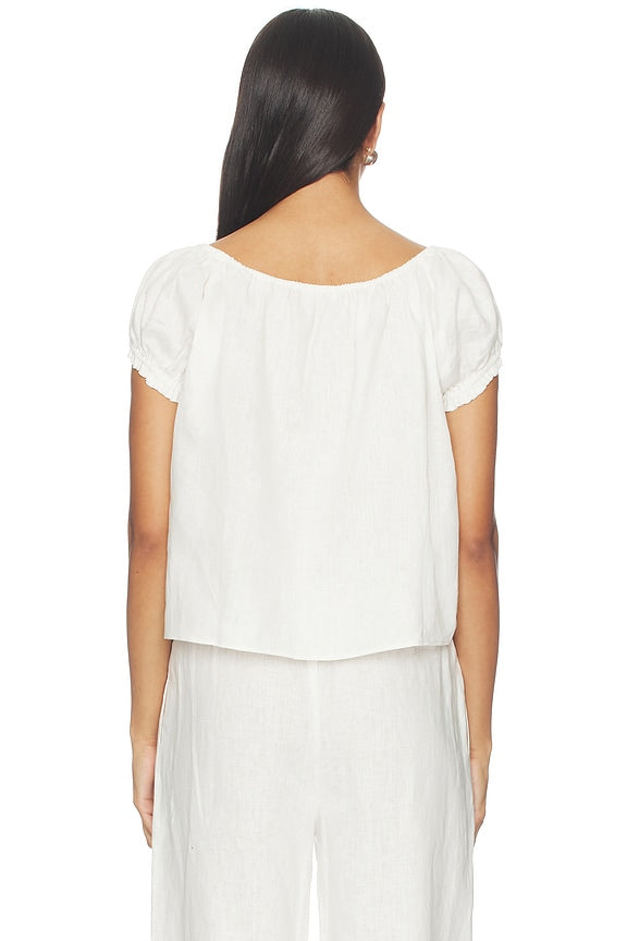 Wilma Linen Top