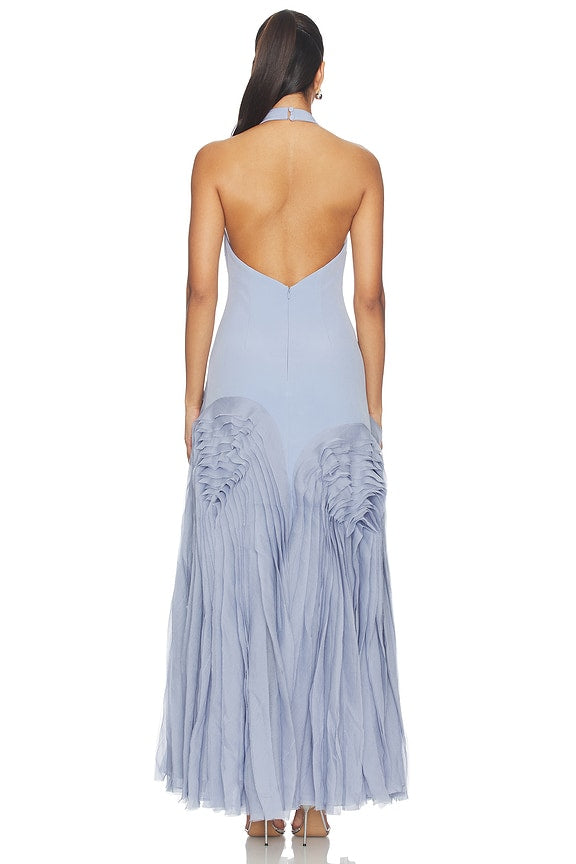 Elani Pleated Gown