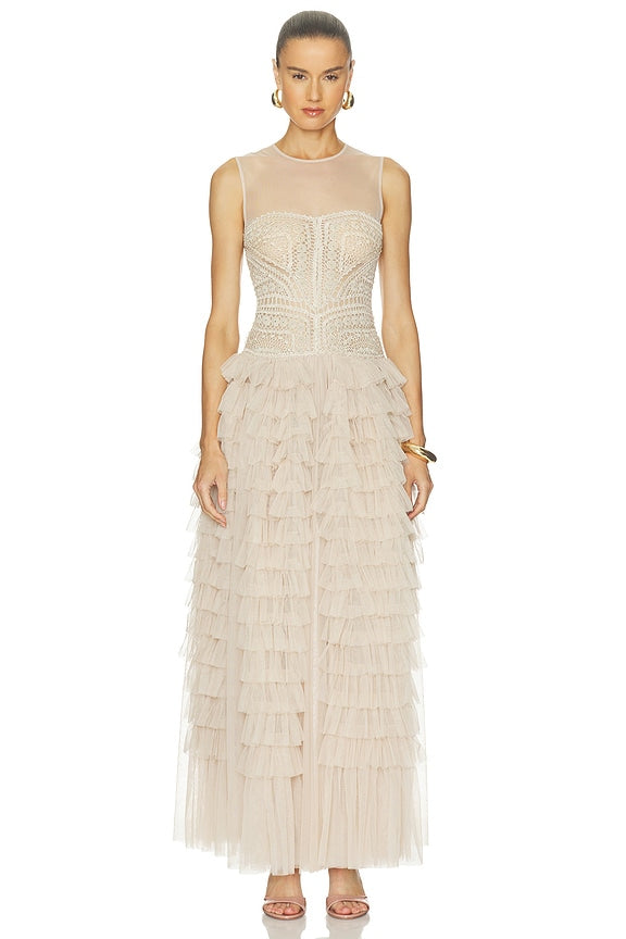 Orla Crochet &amp; Tulle Dress