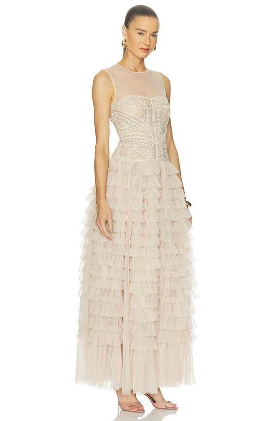 Orla Crochet &amp; Tulle Dress