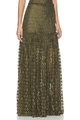 Aris Lace Maxi Skirt