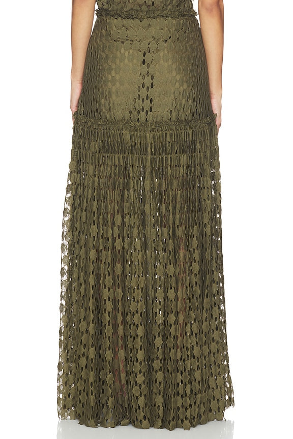 Aris Lace Maxi Skirt