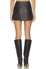 Low Rise Buckle Skirt