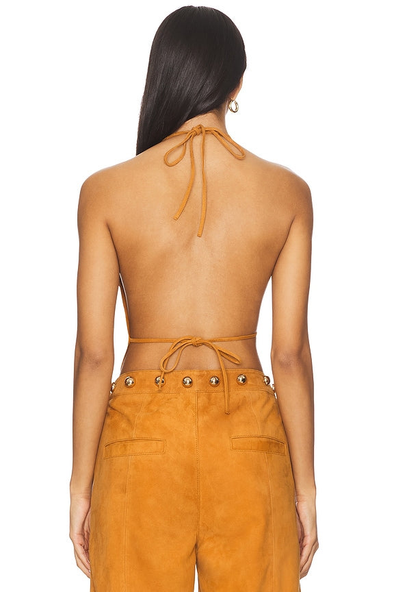 Dome Studded Halter Top