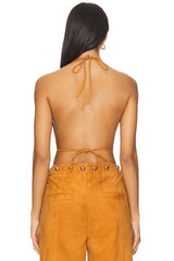 Dome Studded Halter Top