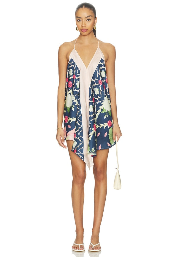 Handkerchief Mini Dress