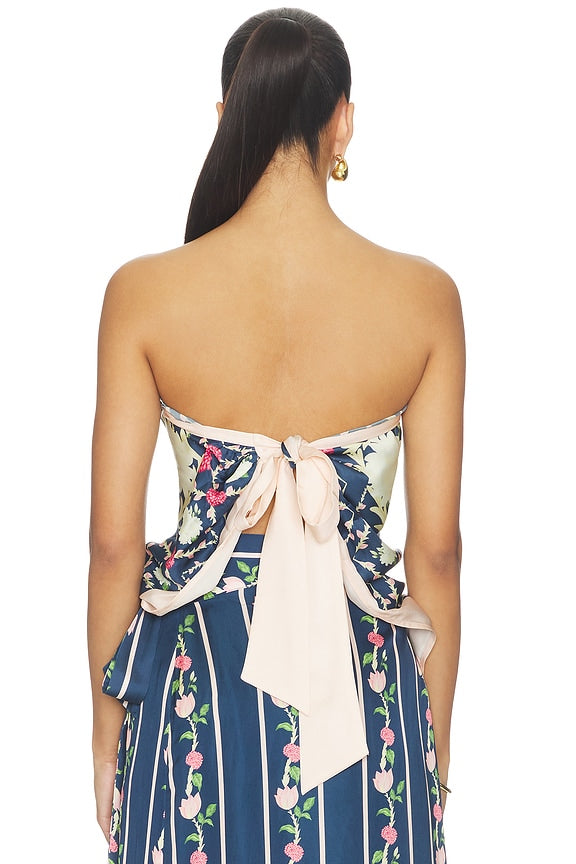 Lotus And Mallipoo Scarf Blouse