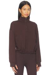 Sian Cropped Half Zip Midlayer