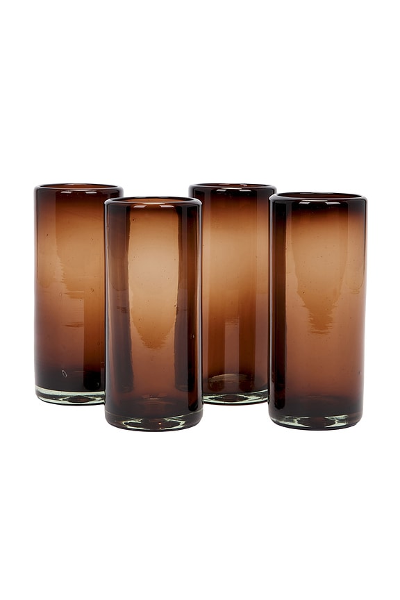 Set Of 4 Tamarind Highball Glass