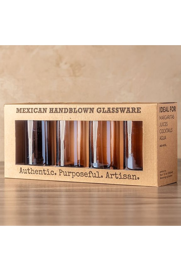 Set Of 4 Tamarind Highball Glass