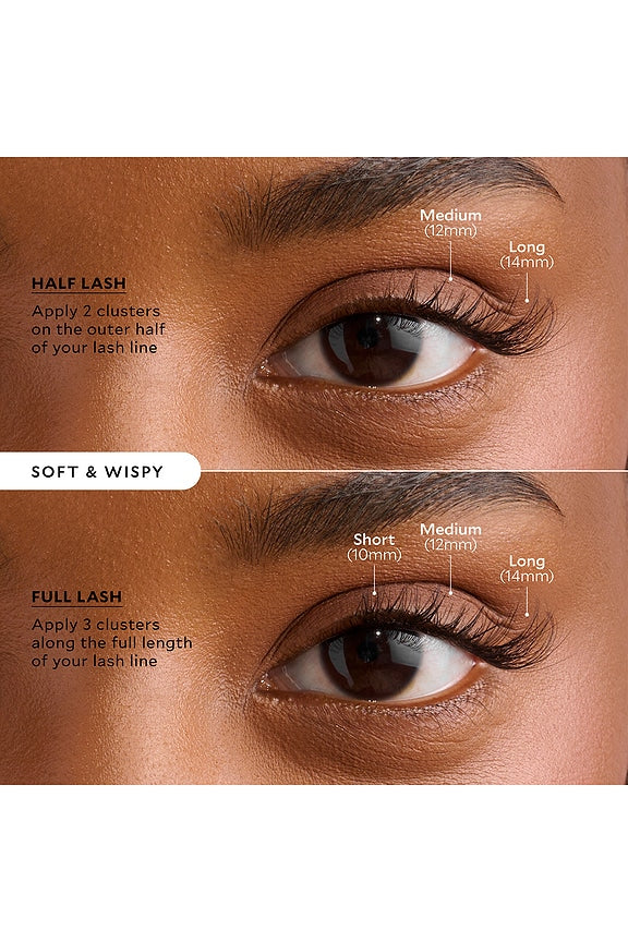 Soft &amp; Wispy Xtensions Self-stick Clusters