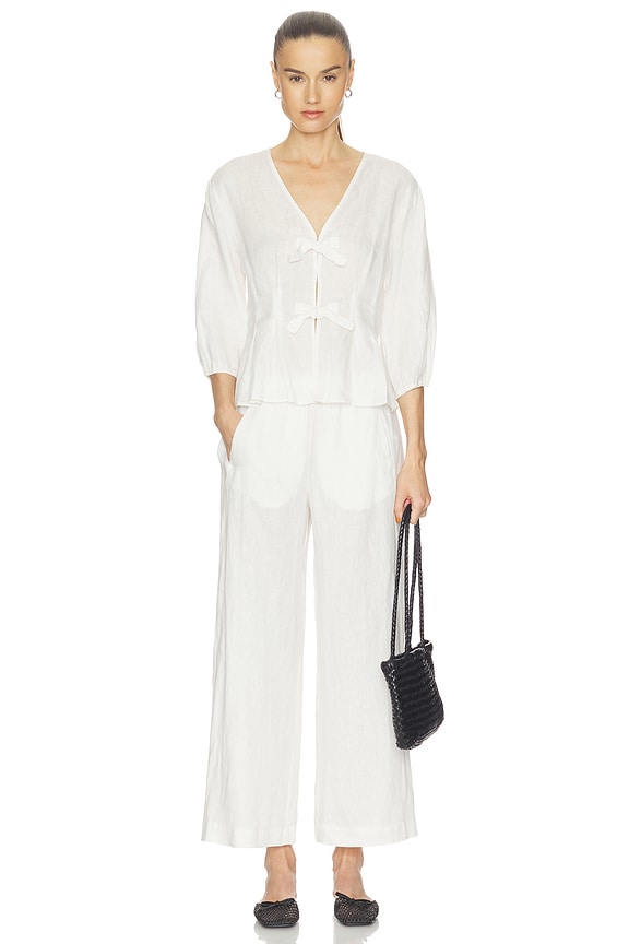 Lola Woven Linen Pant