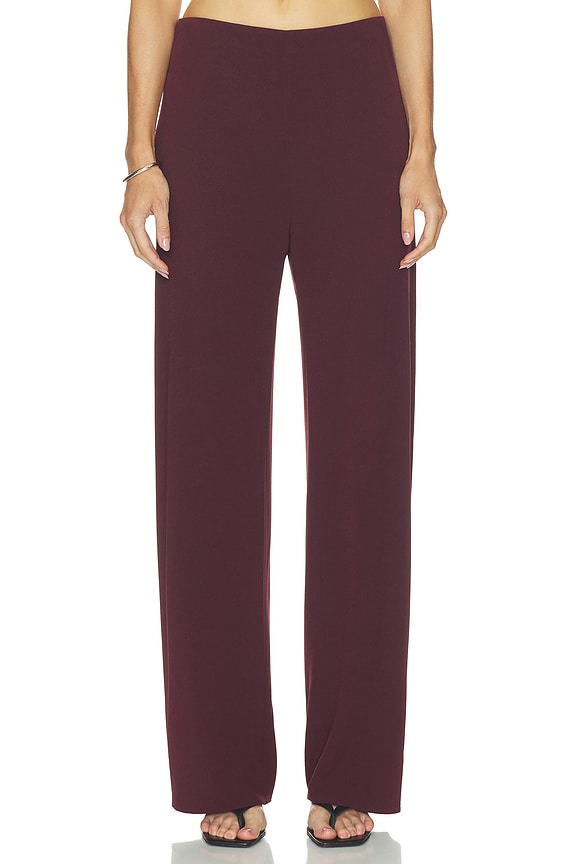 Colette High Waist Crepe Bias Pant