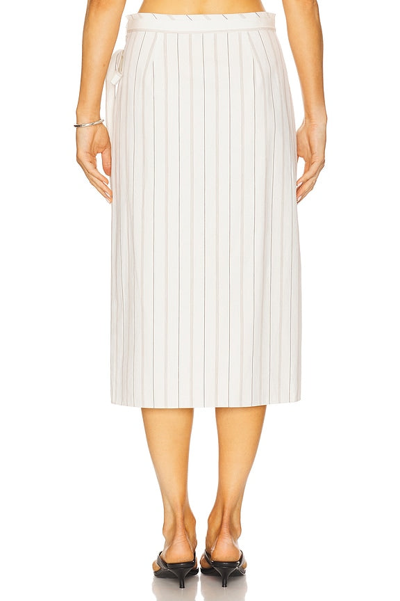 Seedling Stripe Wrap Skirt