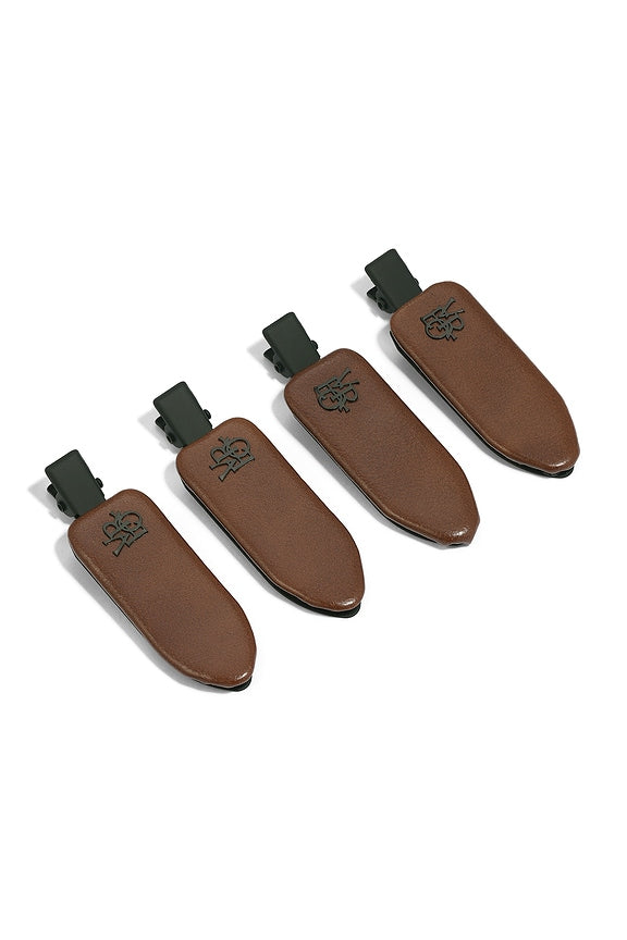 Faux Leather Creaseless Clips