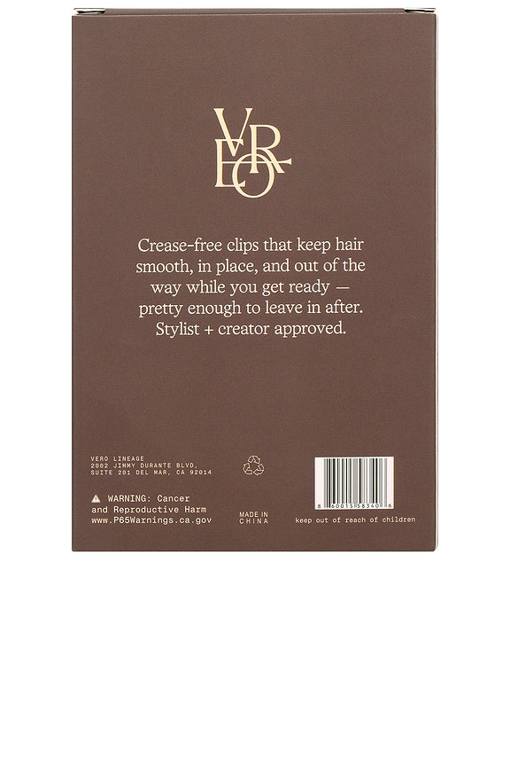 Faux Leather Creaseless Clips
