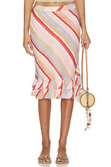 Frill Midi Skirt