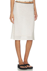 Mesh Midi Skirt