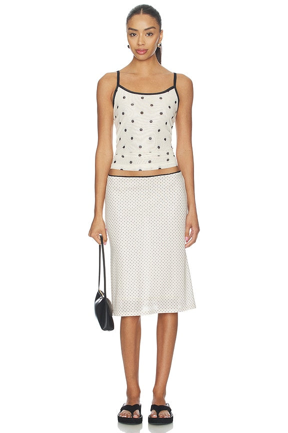 Mesh Midi Skirt