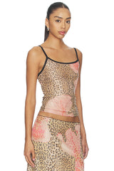 Mesh Camisole Top