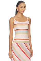 Mesh Camisole Top
