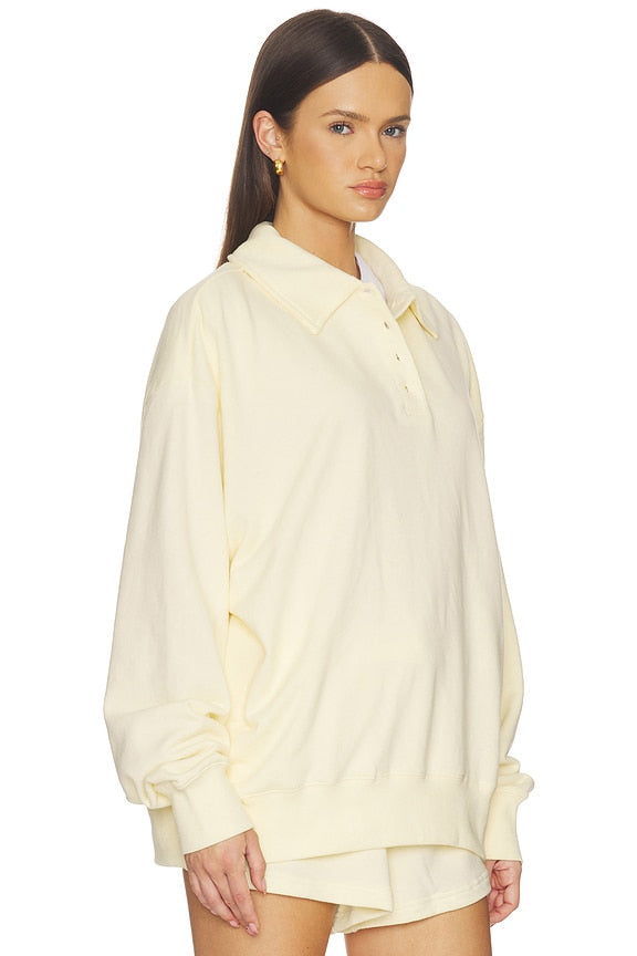 Henley Pull Over Sweatshirt