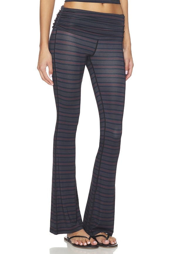 Fold Over Flare Legging