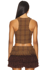 Rosette Wool Vest