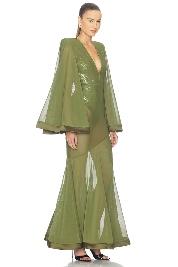 Illusion Survives Love 2 Pc Mesh Gown