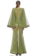 Illusion Survives Love 2 Pc Mesh Gown