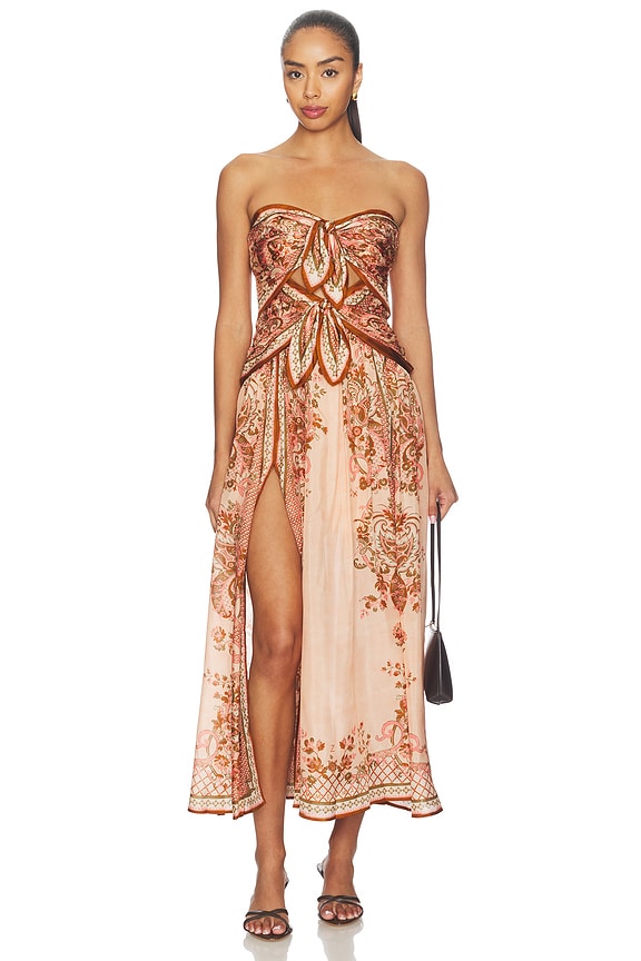 Aster Scarf Midi Dress